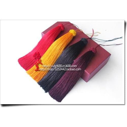 17.5 cm long DIY Jewelry Accessories brand new tassel Manual preparation Chinese knot Upscale tassel Exquisite tassels wholesale