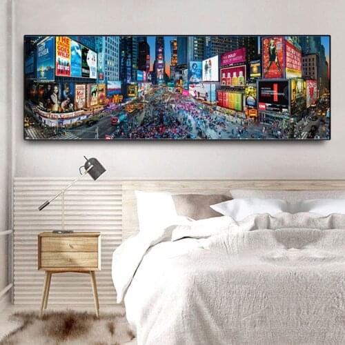 New York Street Landscape Full Square Round Drill Diamond Embroidery City 5d Diamond Painting