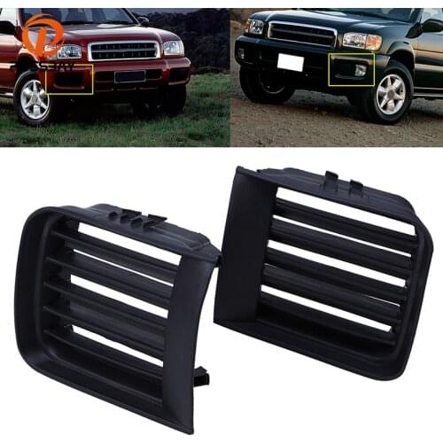 POSSBAY Auto Car Front Bumper Lower Grille Grills Cover for Nissan Pathfinder R50 1999 2000 2001 2002 2003 2004 Car Side Vents