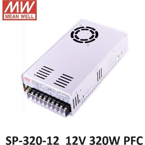 MEAN WELL SP-320-12 switch power supply 12 volt 25A 300W PFC function 85-264VAC input meanwell power supply 12VDC led driver