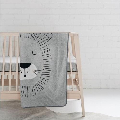 Baby Blanket 100%Cotton Cute Animal Style Quilt Swaddle Kids Bath Towel Stroller Monthly Blankets Newborn Wrap Swaddle