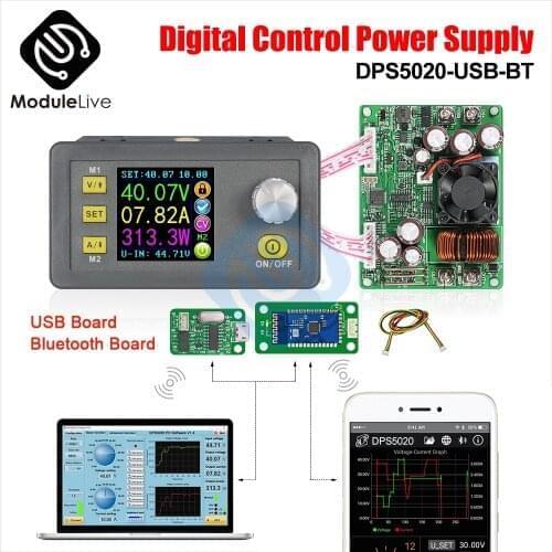 DPS5020 50V 20A Color Display Constant Voltage/Current High Power Adjustable Step Down Numerical Control Power Supply Module