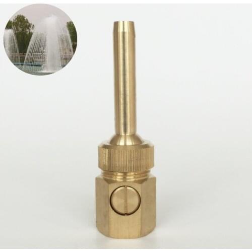 1/2'' 3/4" 1" Adjustable Valve Control Jet Straight Fountain Nozzles Sprinkler Outdoor Water Fountain