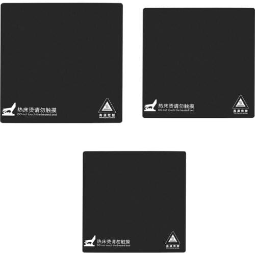 D7YC 220/214/310mm Removal Spring Steel Pei Sheet Pre-Applied Pei Flex Heated Bed for Ender3/5 Anet A6 a8 3D Printer