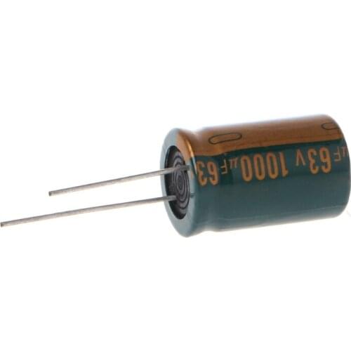 63V 1000uF Capacitance Electrolytic Radial Capacitor High Frequency Low ESR J0PB