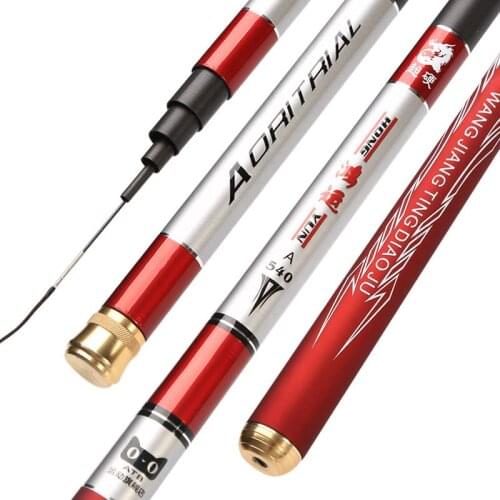 Carbon Taiwan Rod Fishing Ultralight Superhard 3.6/3.9/4.5/5.4/6.3/7.2M Hand Peceh Spinning Canne Telescopic Fishing De Pesca