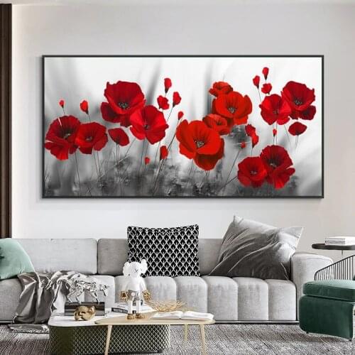 Colorful Flower Nordic Style Canvas Painting Wall Art Poster and Print Art Picture Bedroom Living Room Home Decoration Cuadros