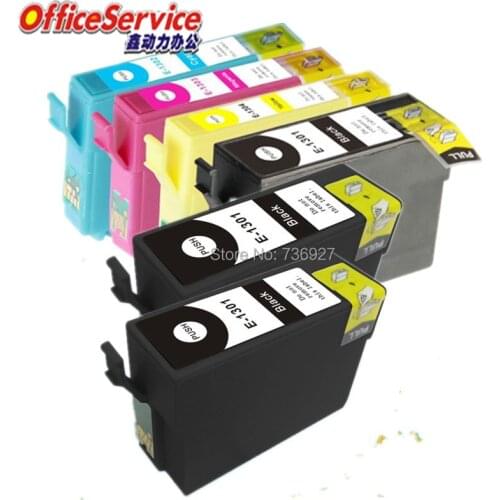6X T1301 to T1304 Compatible Ink Cartridge For Epson Stylus SX525WD SX535WD SX620FW BX925FW Office B42WD/BX525WD/BX535WD printer
