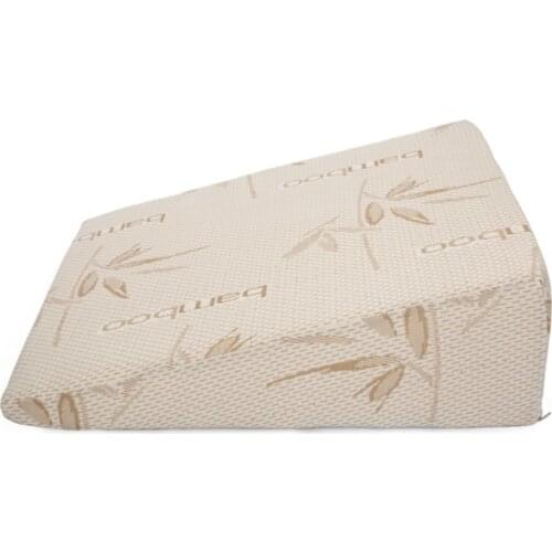 Memory Foam Bed Wedge for Sleeping, Reflux & Leg Elevation - with Washable Cover (60x70x25 cm) рефлюксная подушка - для дома