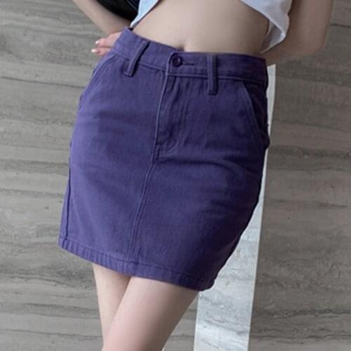 MONBEEPH Denim Skirts For Women