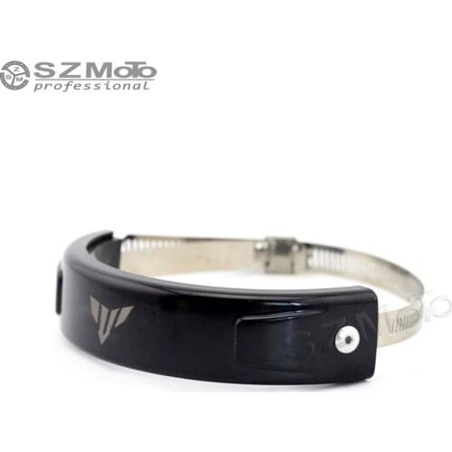 Motorcycle For YAMAHA MT15 MT125 MT-125 Silencer Round Oval Exhaust Protector Can Cover Motor SCOPE 100MM-140MM silicone Protect