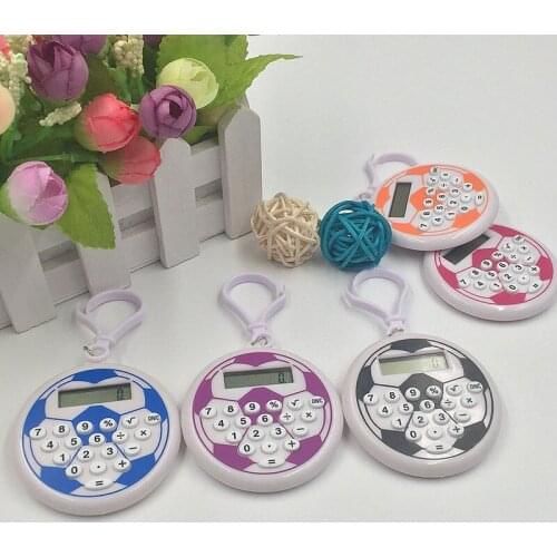 New Portable Digit Calculator Kawaii Mini Calculator Pocket Display Cartoon Cute Creative Keychain Calculator Office Supplies