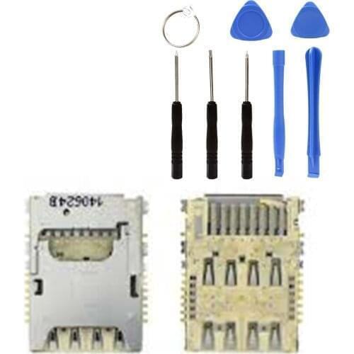 SIM Card Connector sim Socket Holder SIM Card Slot Socket Repair Kit Gift FOR Lg G2 E960 D820