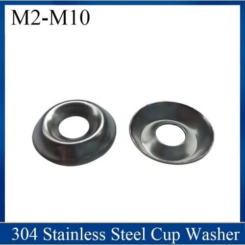 Countersunk Finishing Cup Washer 4#/6#/8#/10#/12#/14#/16# Stainless Steel Cup washer Cap Head Gasket Washer