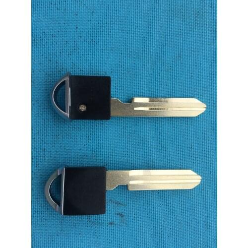 1Pc Uncut Blade Remote Smart Prox Emergency Insert Fob Insert Car Key Styling Cover For Nissan For Infiniti Shell Accessories