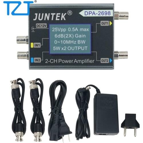 TZT DPA-2698 DDS Functional Signal Generator Amplifier 0-10KHz 5W*2