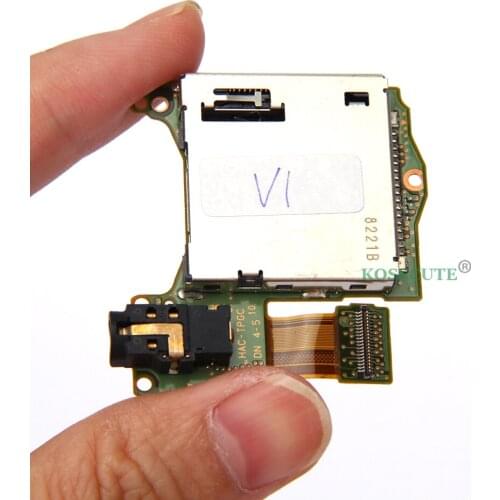 Universal Game Card Slot Socket Board With Headphone Earphone Headset Port Replace Spare Part For Nintendo Switch NS