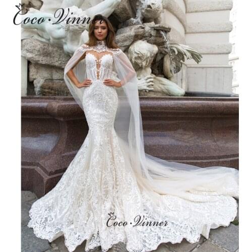 Sweetheart Neck Embroidery Hollow Mermaid Wedding Dresses Pure White Sexy Illusion Backless Button Court Train Vestidos W0589