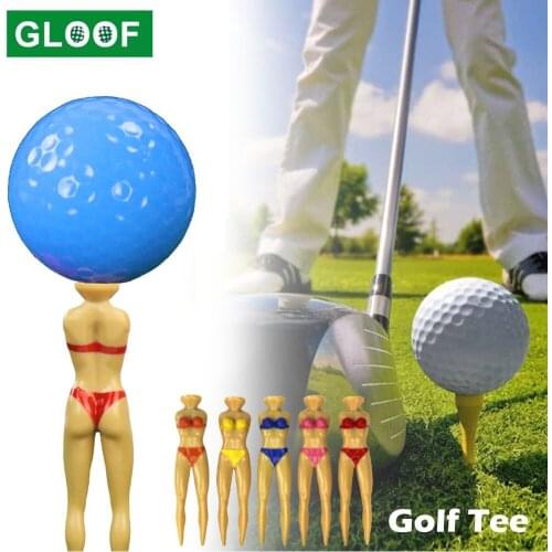 1Pcs Golf Tees (3 inch) Bikini Girl Woman Sexy Lady Girl Golf Tee Home Golf Training Golf Accessories