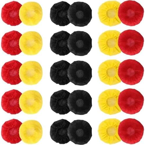 300 Pcs Disposable Microphone Cover Non-Woven Microphone Cover Windshield for Recording Studio, KTV, Stage Performance