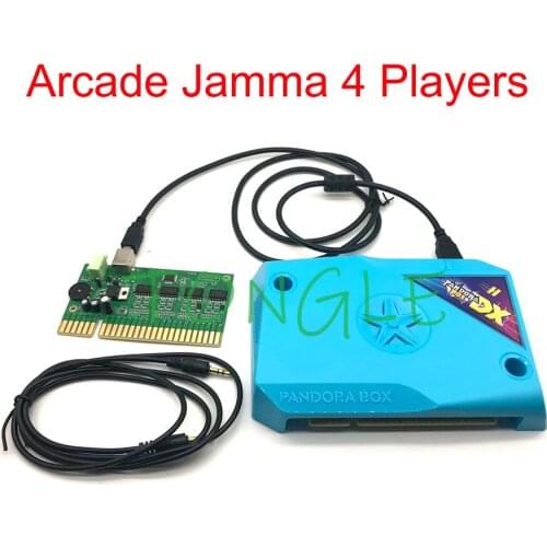 4 Players Pandora Box Dx Kit 4P Jamma Output for Arcade Machine Game Cabinet Jamma Board 3D 2992 In 1 Save Game Multigame Pcb