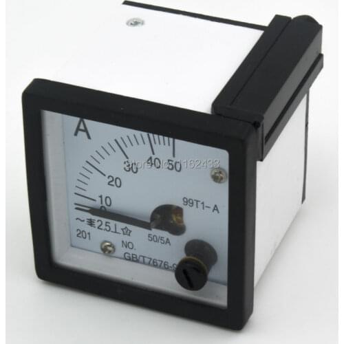 99T1-A mutual inductor type pointer ammeter analog current ampere AMP meter 99T1 10A 30A 50A 100A 150A 200A 250A 300A 400A 500A