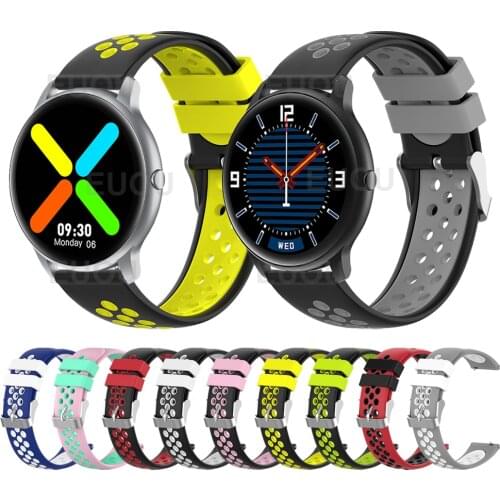 Colorful Sports Silicone Strap For imilab kw66 Smartwatch Watch Band Wristband Bracelet Watchband Replace Accessories