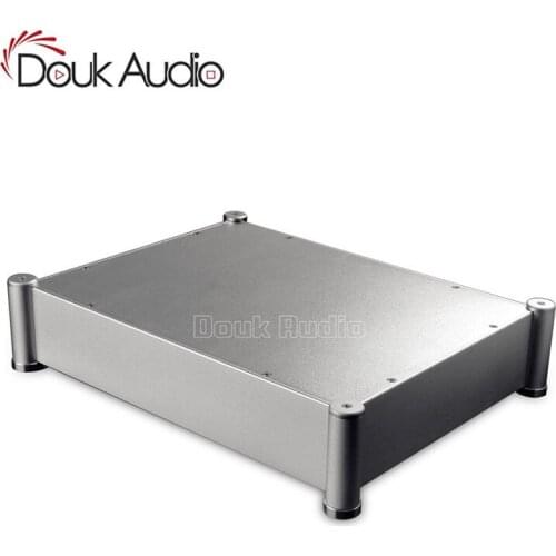 Douk Audio Aluminum chassis DAC case amplifier enclosure DIY Cabinet HiFi Box 430*95*330 mm