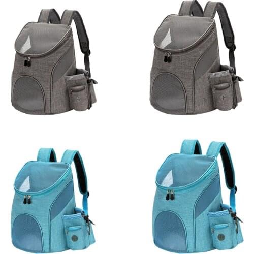 Breathable Pet Bag Multifunctional Outing Portable Mesh Cat Dog Sack Convenient Collapsible Pet Backpack Outdoor Animal Carrier