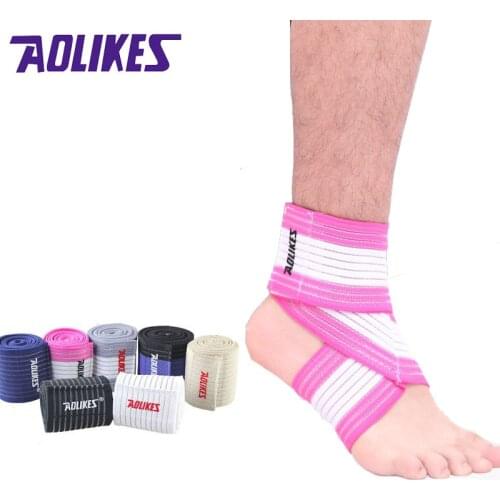 AOLIKES Ankle Support Men and Women Sports Ankle Guard Ankle Protector Elastic Ankle Brace 70 cm Professional Compression Sport