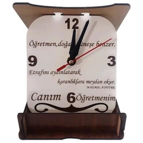 Monsieur Lazhar Plaque clock desk clock relogio de mesa настольные часы reloj de escritorio