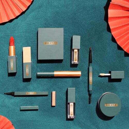 GY Chinese Style Lipstick Gift Set Makeup Set Brand Qixi Valentines Day Gift for Girlfriend