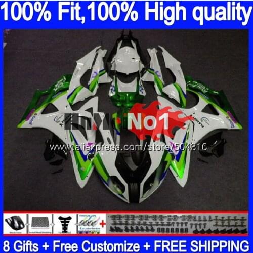 Injection For BMW S 1000RR 1000 RR 32MC.122 S1000 RR 2009 2010 2011 2012 2013 2014 S1000RR green white 09 10 11 12 13 14 Fairing