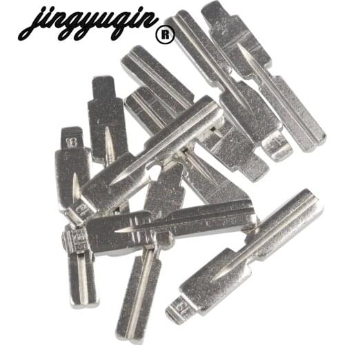 Jingyuqin 10PCS Remote Folding Flip NO.18 Uncut Key Blade For BMW Car Key Blank