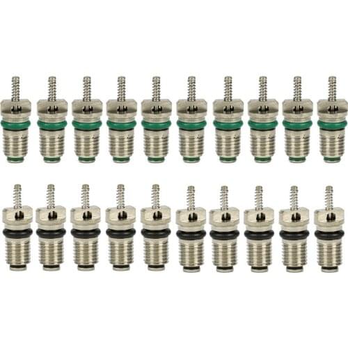 High Quality 10Pcs AC R134A Valve Core Automotive Car Air Conditioning Cores Needles Repair Kit Heat Resistant W91F Accessories