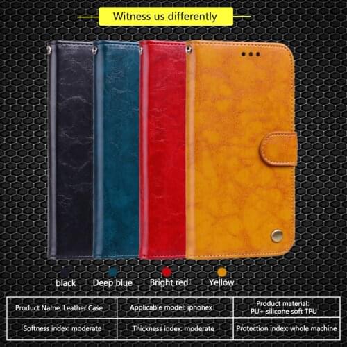 Embossed Flip Leather Case for Huawei P SMART 2021 Honor 10X Lite Wallet Cover Oil Wax Retro Pattern Full Protection Card Holder