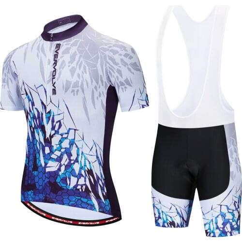 Summer Mens City Outdoor Cycling Sports Shirt Sweat Absorption and Moisture Removal Short Sleeve Strap Suit