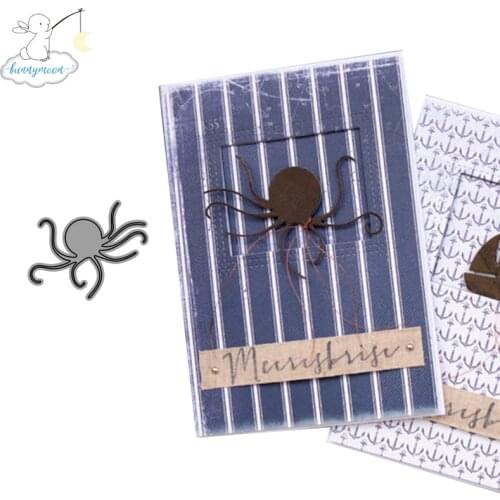 CH Octopus Metal cutting dies stencil Greeting Card Decoration DIY Scrapbooking Scrapbook Paper Photo Album