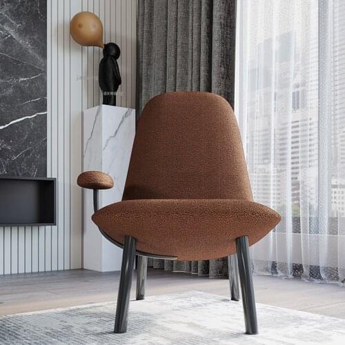 Living Room Single Sofas Modern Simple Balcony Leisure Sofa Creative Designer Bedroom Lounge Chair Negotiation Office Armchair