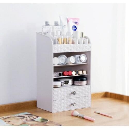 Makeup Organizer Cosmetic Storage Box Skin Care Product Rack Desktop Brush Holder Jewelry Organizer Case Container