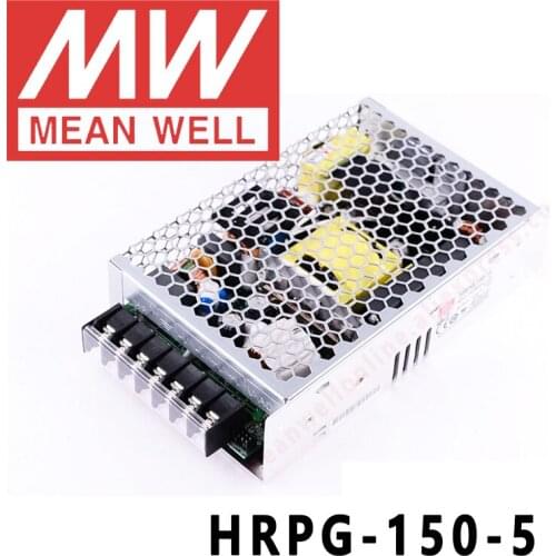 Original MEAN WELL HRPG-150-5 5V 26A meanwell HRPG-150 5V 130W Single Output with PFC Function Power Supply