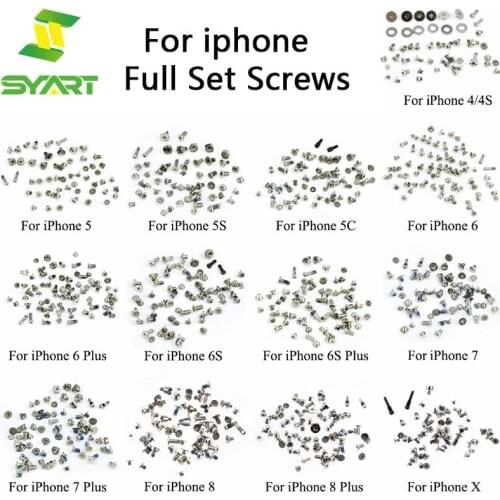 For iPhone 4G 4S 5G 5S 6G 8G 8PLUS Full Set Screws