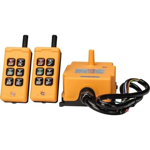 OBOHOS 6 Channels 1 Transmitter 1 Speed Control Hoist Crane Radio Remote Control System XH00010