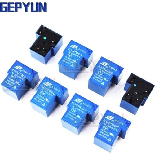 2PCS Relay SLA-05 09 24 12VDC-SL-A 4PINS 5V 9V 24V 12V High-quality SLA-05VDC-SL-A SLA-09VDC-SL-A SLA-12VDC-SL-A Gepyun