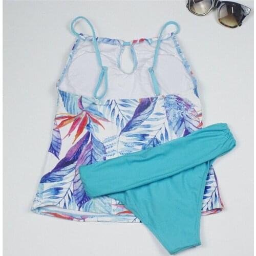 Sexy 2020 Bikini Swimsuit Women Swimwear Bikinis Set Leaf Print Female Swimming Suits for Bathing Suit