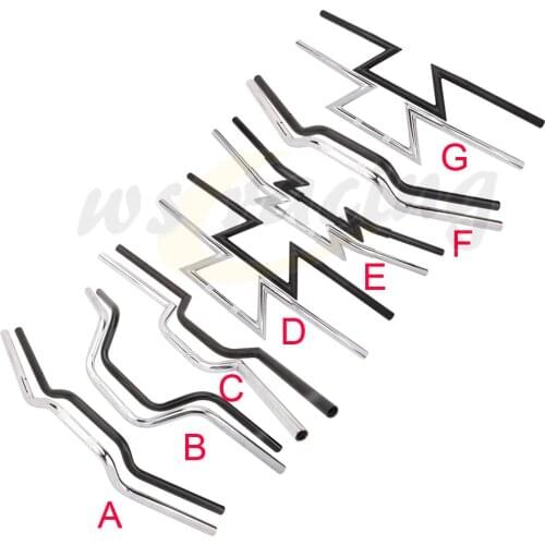 Universal Motorcycle 7/8" 22mm 25mm 1" Handlebar Dragbar Handbar Z-Bar for Harley Touring Chopper Bobber Sportster 1200 883