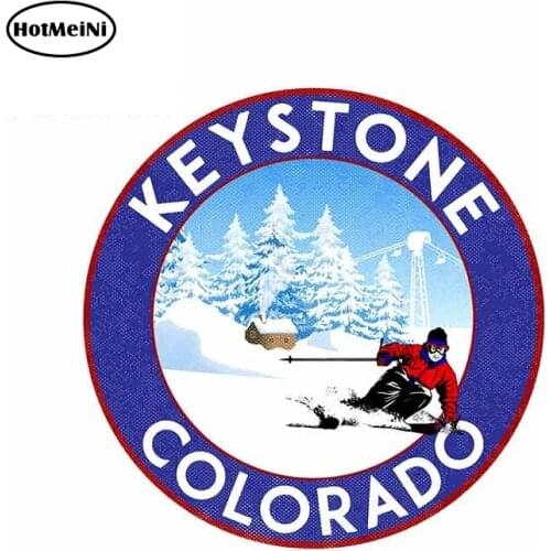 HotMeiNi 13cm x 12.7cm Funny for Keystone Colorado Car Stickers and Decals Graphics Vinyl DIY Auto Bumper Laptop Decor Sticker