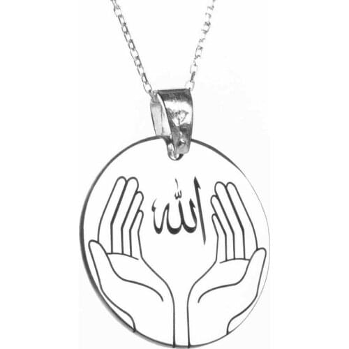 Women Arabic Prayer Necklace Women Accessory 925 Sterling Silver Made in Turkey Women For Gifts