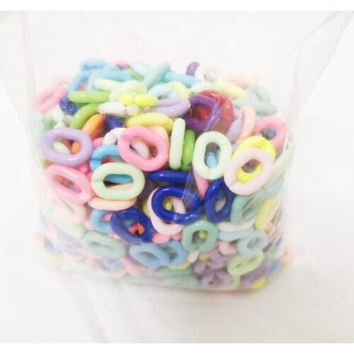 770pieces 500gram 19x14mm Acrylic candy Link Chain connectors.open ring beads.for woman Jewelry Making accessories 2021wholesale
