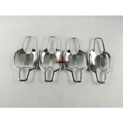 Car accessories styling For Geely Atlas 2018-2020 Abs chrome handle bowl scuff door bowl protective cover trim car sticker 4pcs